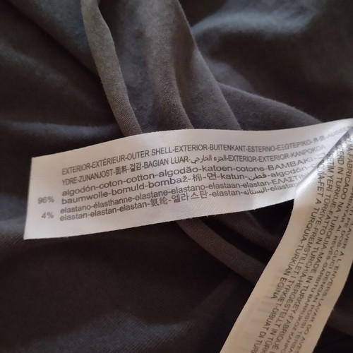 Bershka crop top anthracite dark grey S like new