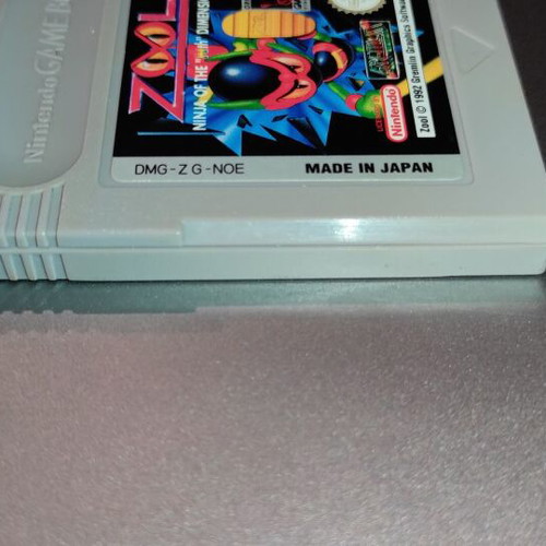 Nintendo Game Boy Zool Ninja of the "Nth" Dimension used with case