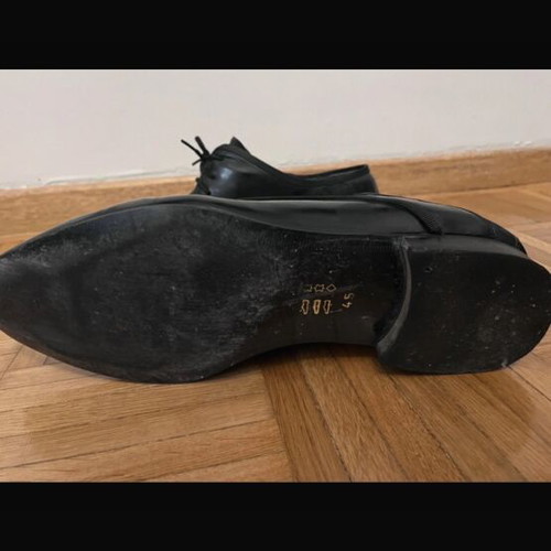 Gianna Kazakou men's shoes size 45, like new black oxfords