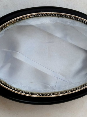 Stefanothiki new handmade wood and satin box with rhinestones
