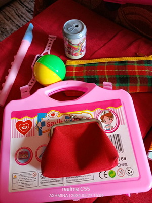 Various toys and small purse