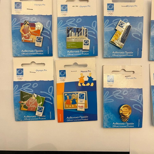 Olympic Games 2004 pins new, unused