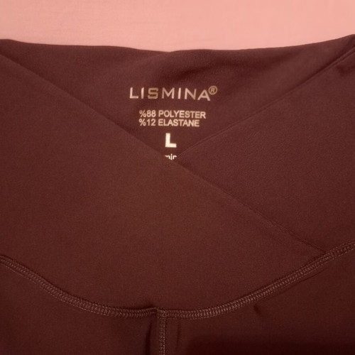 The Lady Lismina Leggings like new, size large, brown and purple