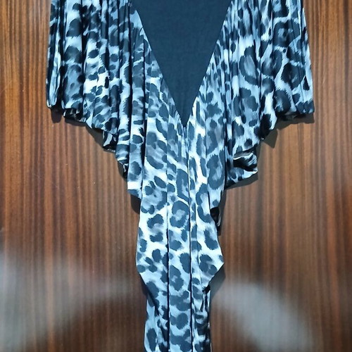 Pin Up blouse-tunic, animal print, size L