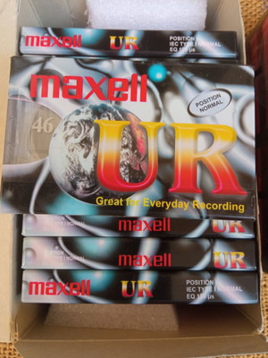Maxell UR Audio Cassettes sealed