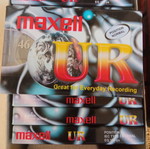 Maxell UR Audio Cassettes sealed