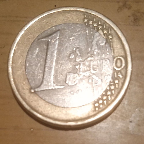 1 Euro 1999 Spain mint condition with collectible mark