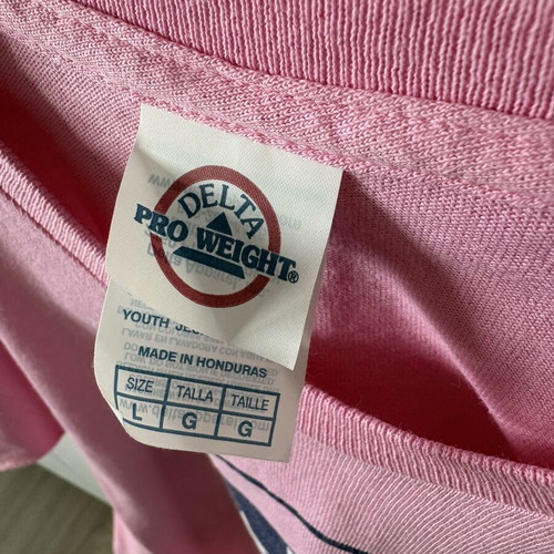 Delta Pro Weight Pink Unisex Huston I Am The Problem T-shirt Large Like New