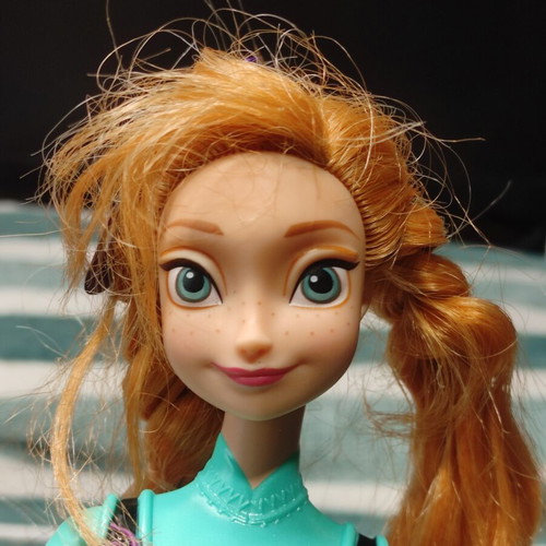 Mattel Disney Frozen Anna doll used, good condition