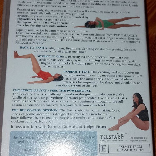 Body Control 3 Pilates VHS tape used, English
