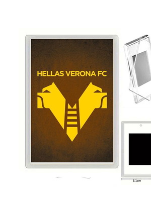 Hellas Verona FC μαγνητάκι ψυγείου με ακρυλική κορνίζα φωτογραφιών