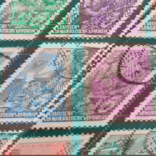 Γραμματόσημα Γερμανίας DDR 1953 définitives, σε άριστη κατάσταση