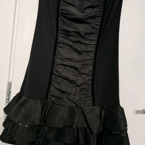 Benissimo black strapless evening dress like new, size S