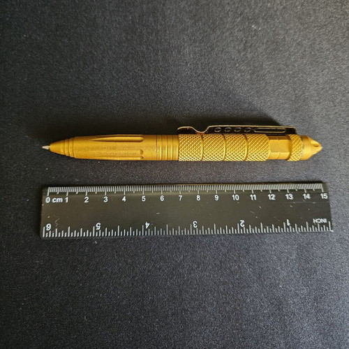 Metal pen, gold color for outdoor activities
