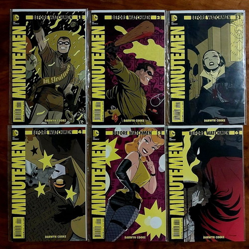 Before Watchmen Minutemen Complete Limited Series 1-6 Like New