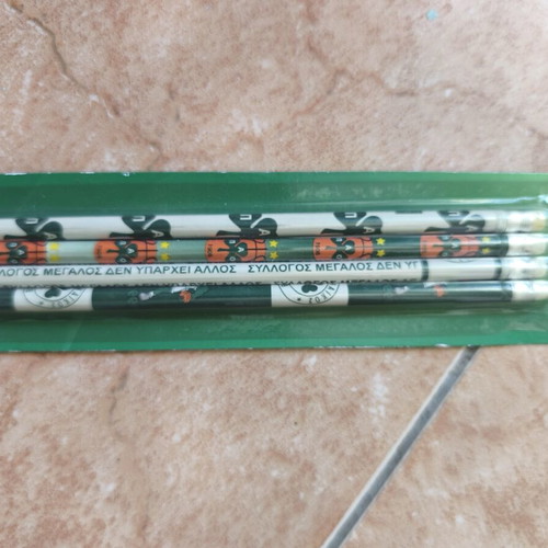 Panathinaikos collectible pencils, new