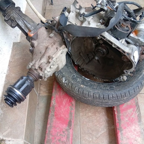 Transmission for Toyota RAV 4 1AZ used with auxiliary transfer