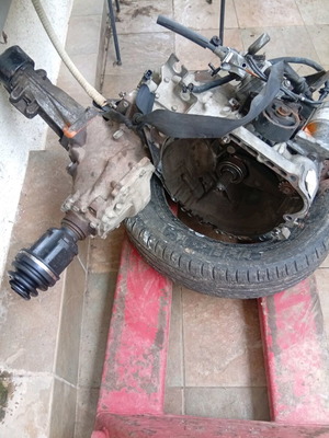 Transmission for Toyota RAV 4 1AZ used with auxiliary transfer