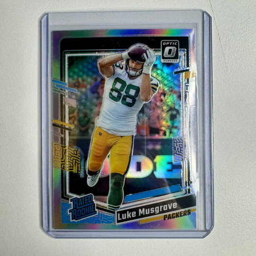2023 Panini Donruss Optic Luke Musgrave Rated Rookie Silver Holo Prizm RC new