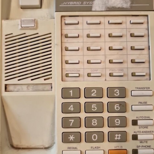 Panasonic corded home phones used, various models without screen