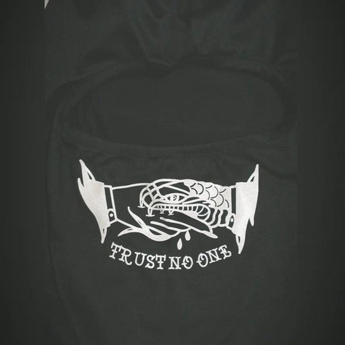 Full face new black with trust no one design
