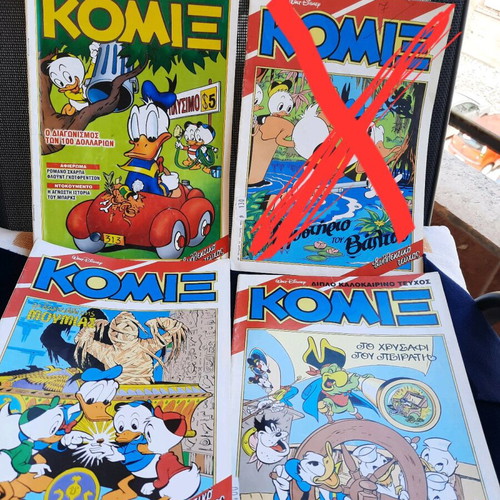 Comics books collectible used set