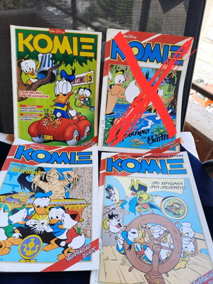 Comics books collectible used set