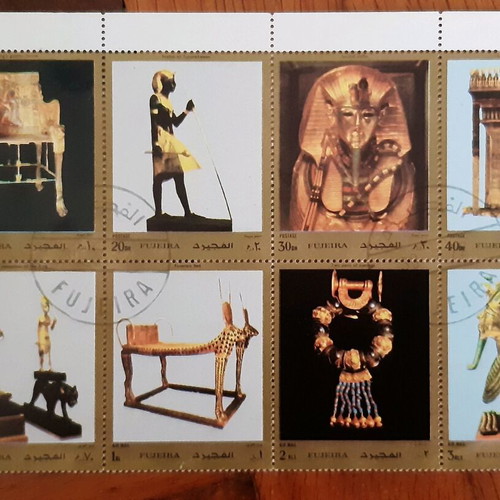 Stamps used from around the world, pack of 12 pages