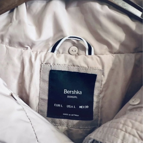 Bershka pink jacket, like new, size L