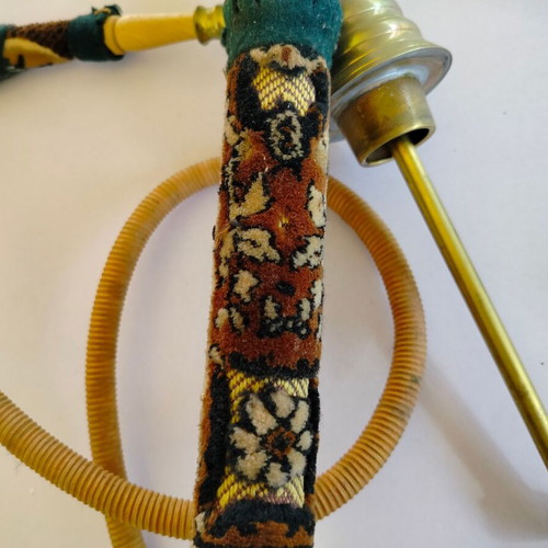 Old hookah used with painted glass from Constantinople