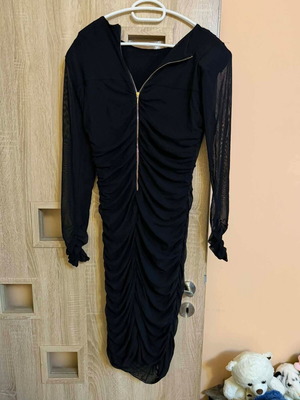 Junona carrot dress like new, size L, black and red