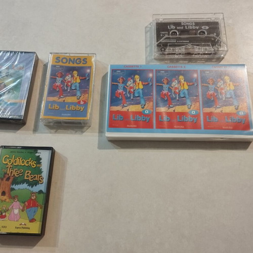 Vintage English Audio Cassettes Set of 7 by Express Publishing, new
