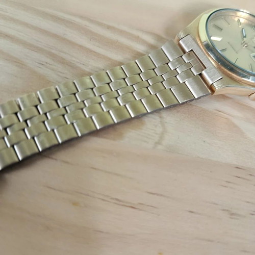 Seiko 5 Automatic Gold Tone Men's Watch used