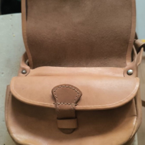 Leather crossbody bag, unused