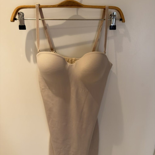 Lovable nude beige body suit shaper size S like new