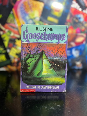 Goosebumps Welcome to Camp Nightmare book used, English edition