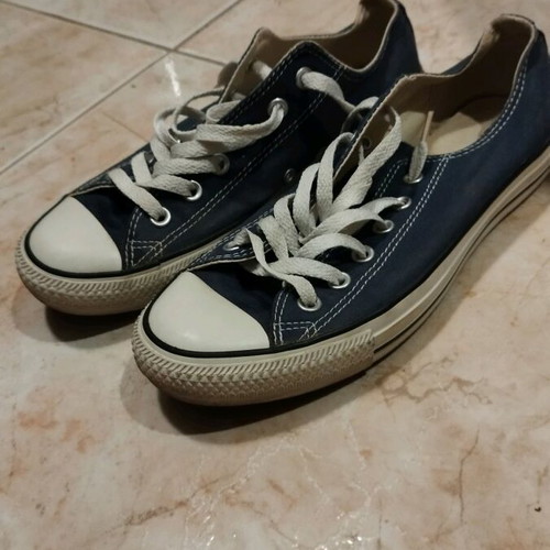 Converse All Star athletic shoes like new, navy blue, size 41