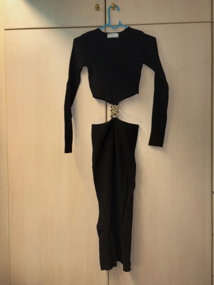 Bershka black dress like new, size S
