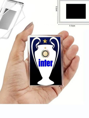 Μαγνήτης ψυγείου Inter Milano με διάφανη ακρυλική κορνίζα φωτογραφιών