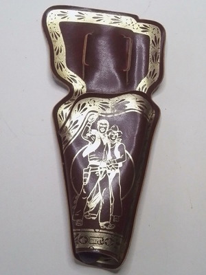 Vintage leather Colt Cowboy gun holster used