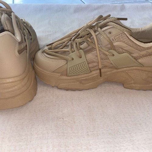 Women's sneakers high beige like new size 38