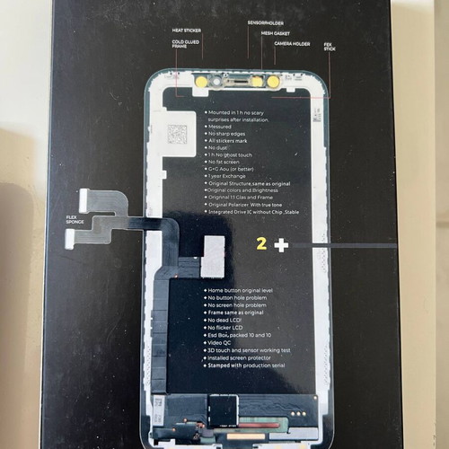 iPhone X Hard OLED GX screen new