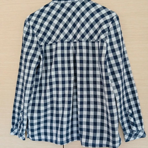Bershka women's shirt like new, white and blue, size M