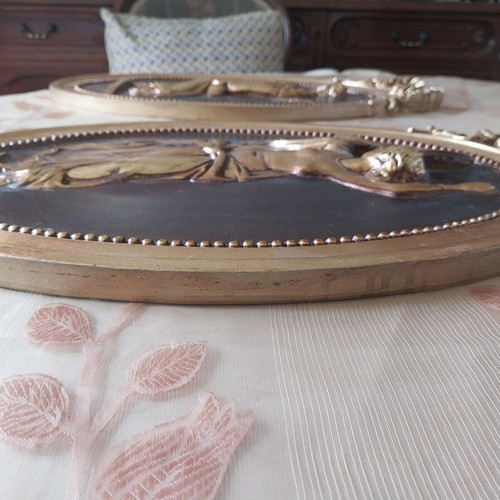 Embossed decorative panels like new, set of two