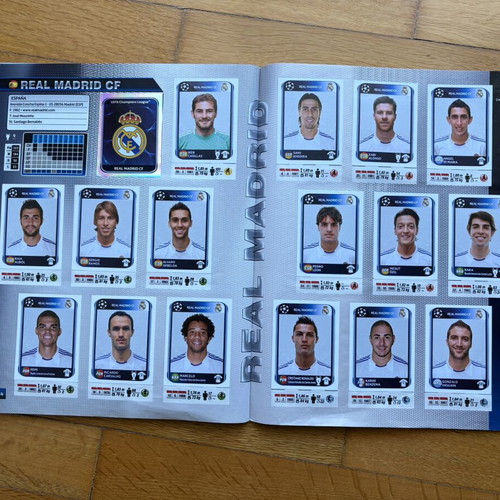 Panini Champions League 2010-2011 sticker album, complete