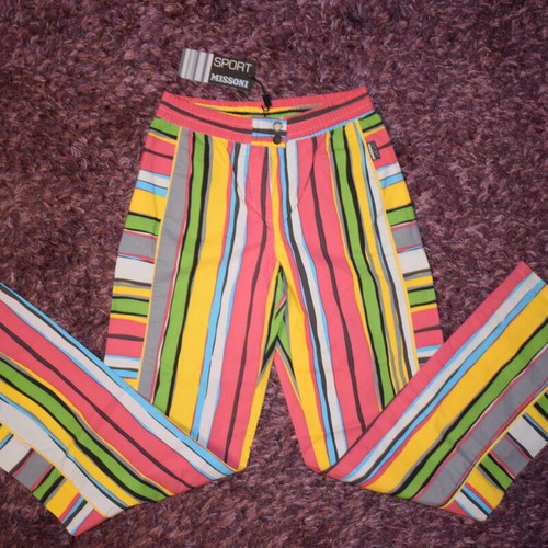 Missoni Sport Multicolor Pant Women Size S New