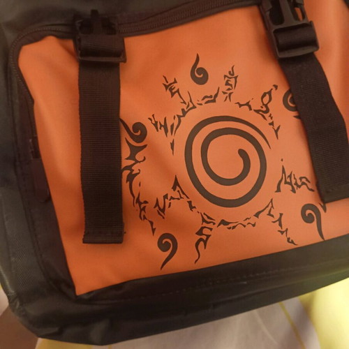 Naruto Konoha backpack like new with multiple compartments