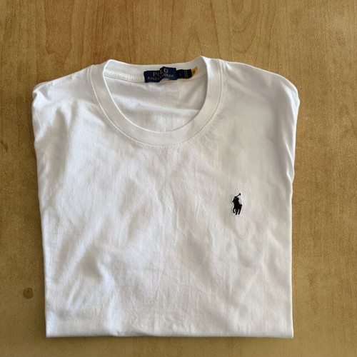 Polo Ralph Lauren White T-Shirt size L fits M like new