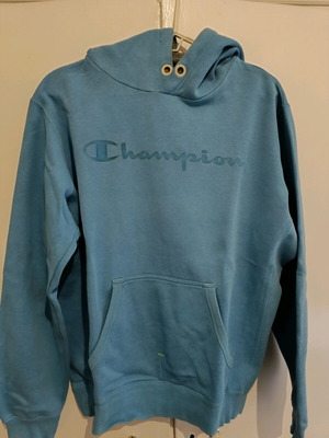 Champion hoodie used, size large, blue