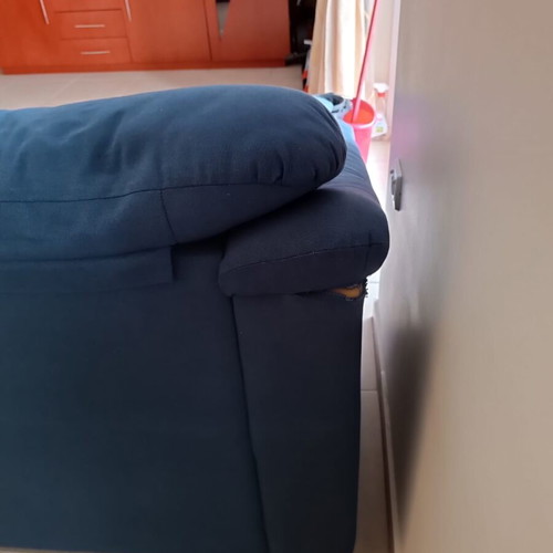 Sofa set with bed used, three-seater and two-seater